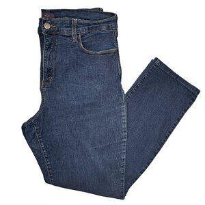NYDJ Straight Leg Dark Wash Jeans Plus Size 16